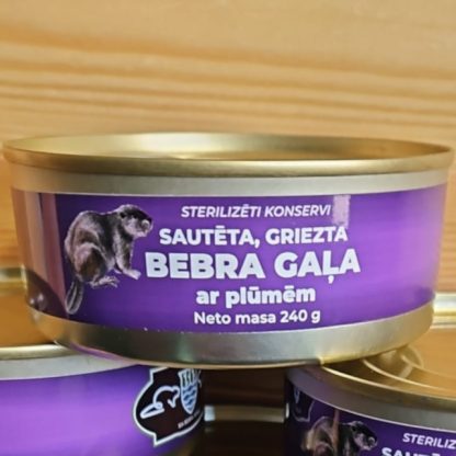 Bebra muskusa dziedzeru uztura bagātinātāja un bebra gaļas konservu dāvanas komplekts - Image 3
